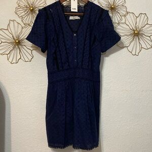 Coach lace mini dress